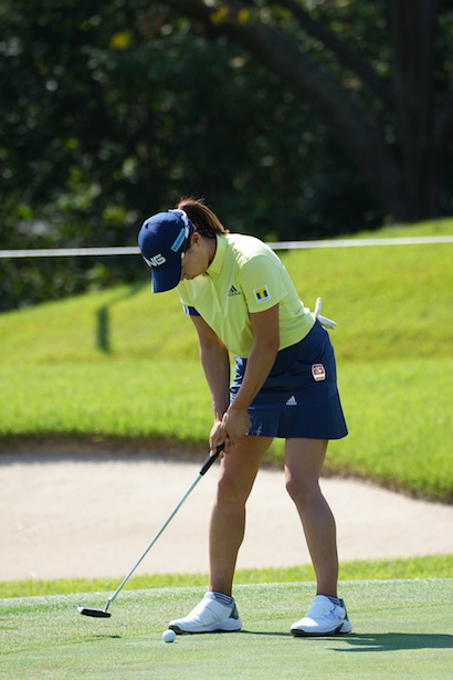 渋野日向子　パッティング｜ダウンスイング①
