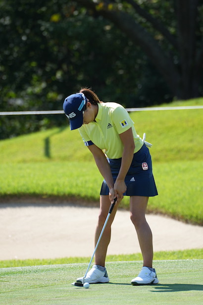 渋野日向子　パッティング｜インパクト