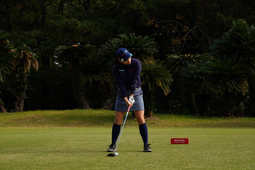 勝みなみのフェアウェイウッドスイング連続写真【2021年JLPGAツアーチャンピオンシップリコーカップ】