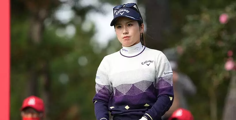 西村優菜のユーティリティスイング連続写真【2021年JLPGAツアー