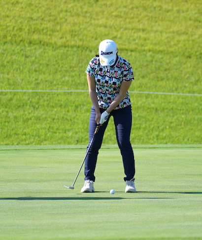 小祝さくら　パッティング｜ダウンスイング①