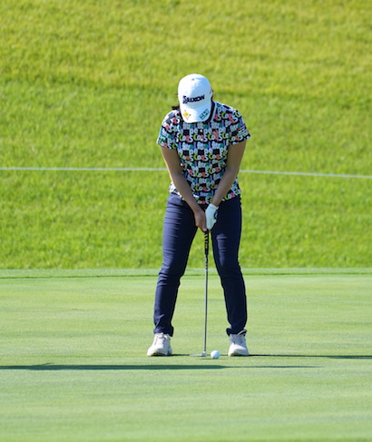 小祝さくら　パッティング｜インパクト