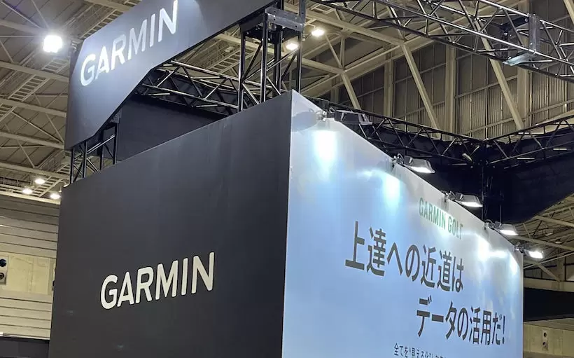 GARMINのブース