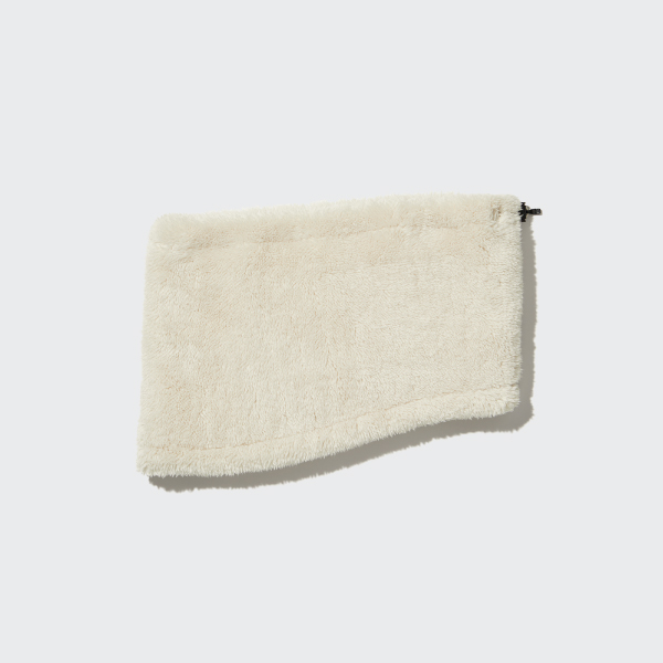ユニクロ,ヒートテックファーリーフリースネックウォーマー OFF WHITE