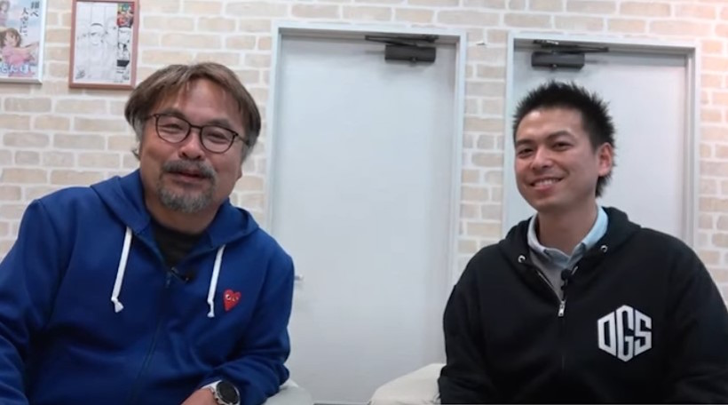 T島氏(左)とフィッターの金子氏