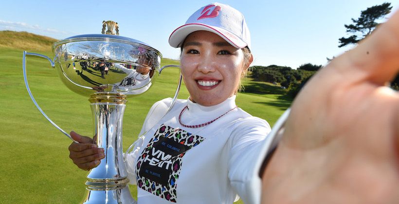 米ツアーのトラスト・ゴルフ・スコットランド女子オープンで優勝した古江彩佳