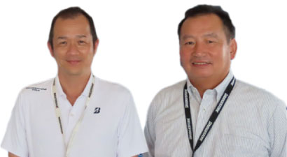 木村徳義氏(右)と岩出浩正氏(左)