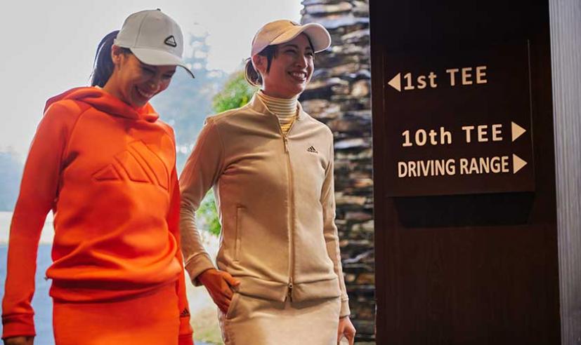 カラフルなセットアップが豊富！アディダスゴルフの2022年秋冬ウィメンズアパレルコレクション登場