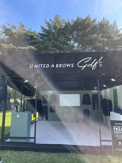 UNITED ARROWS GOLFのブース