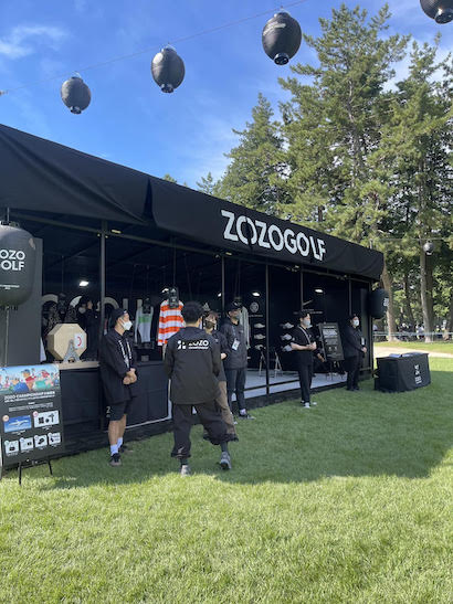 ZOZO GOLFのブース