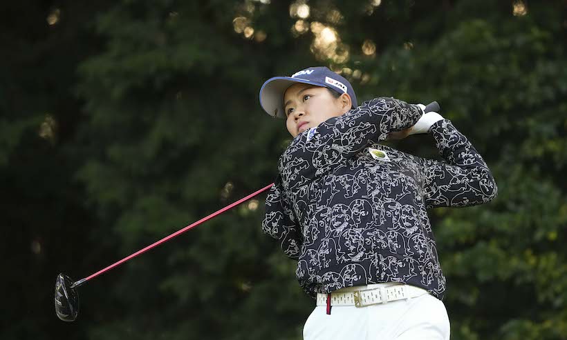 今季初めて国内ツアーに出場した畑岡奈紗