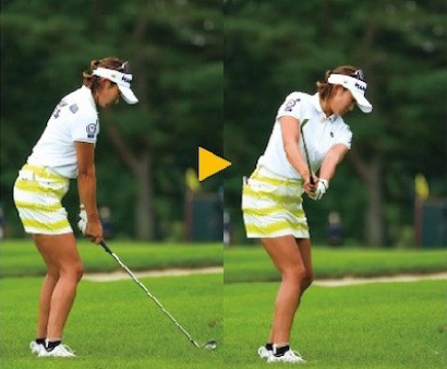 原英莉花のスイング