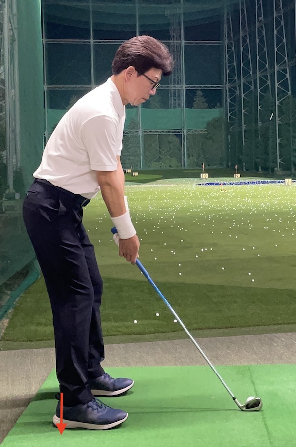 ゴルフ,スイング,体重移動