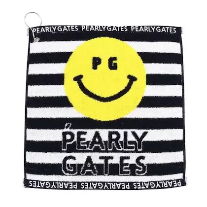 パーリーゲイツ 【定番】PG SMILE&ロゴ フック付きタオル(UNISEX)