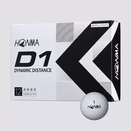 本間ゴルフ HONMA D1ボール 2022年モデル(1ダース)