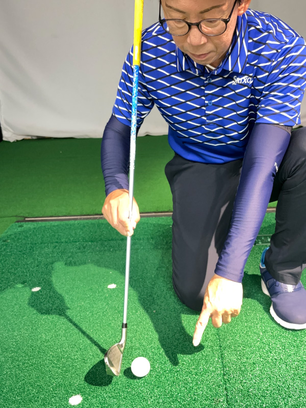 7番アイアン,打ち方,ダウンブロー