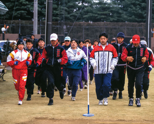 ジャンボ軍団のトレーニング