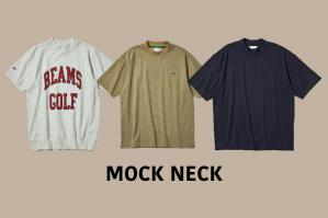 モックネックのゴルフウェア