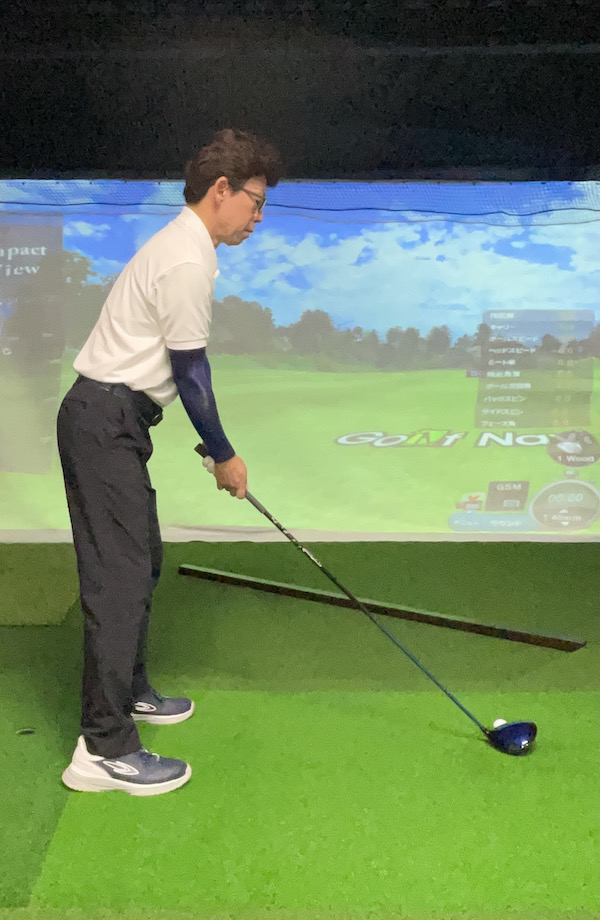 ゴルフ,ドライバー,アドレス