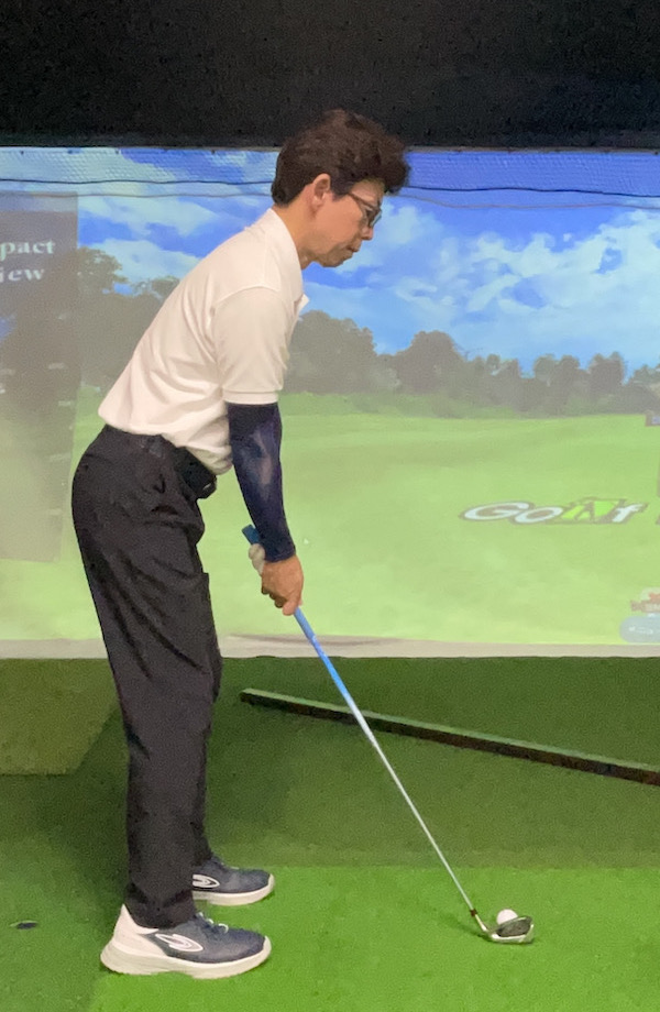 ゴルフ,アイアン,アドレス