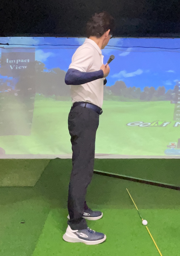 ゴルフ,アドレス,体の向き