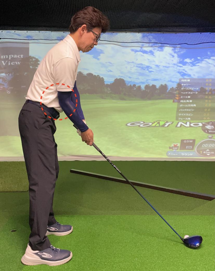 ゴルフ,アドレス