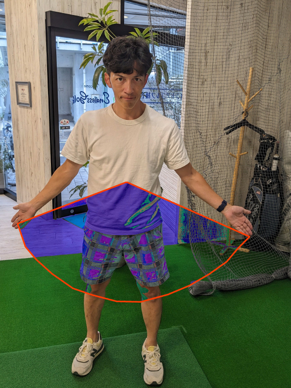 写真44-1:扇型の構え