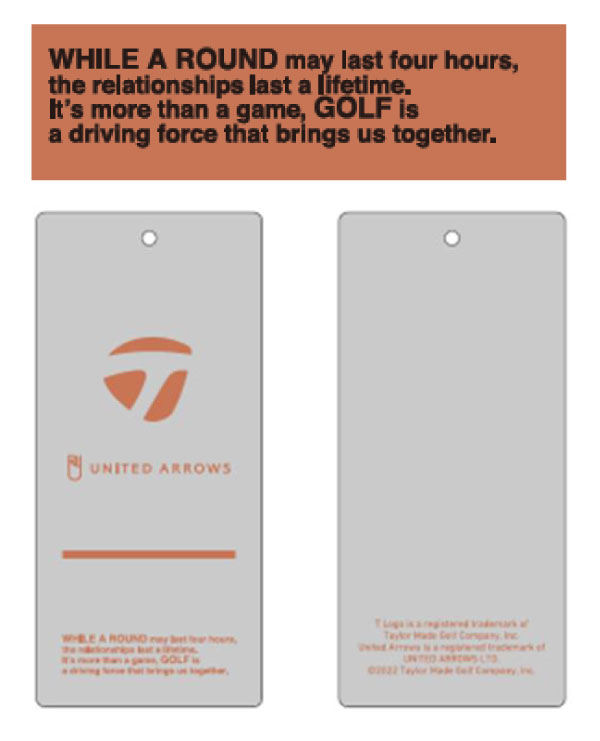 TaylorMade × UNITED ARROWSコンセプト