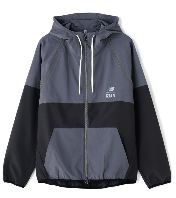 2WAY FULL ZIP WIND HOODIE