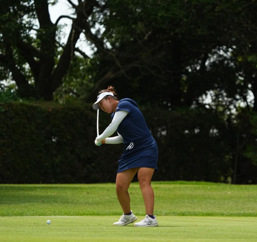 仁井優花のドライバースイング