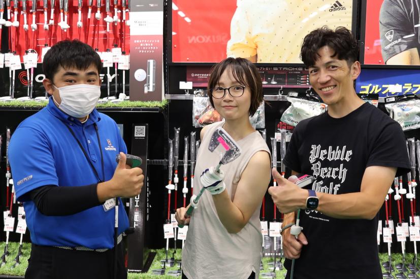 パターは角型のネオマレットタイプに決定！