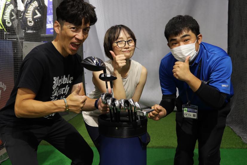 結果的には大満足！練習して早くこのクラブでラウンドしたい！