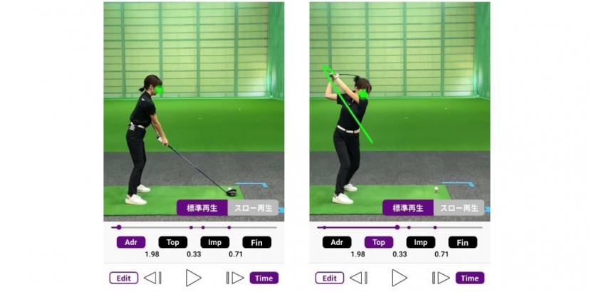 ヤマハ ,PLAY SWING,軌跡自動表示機能