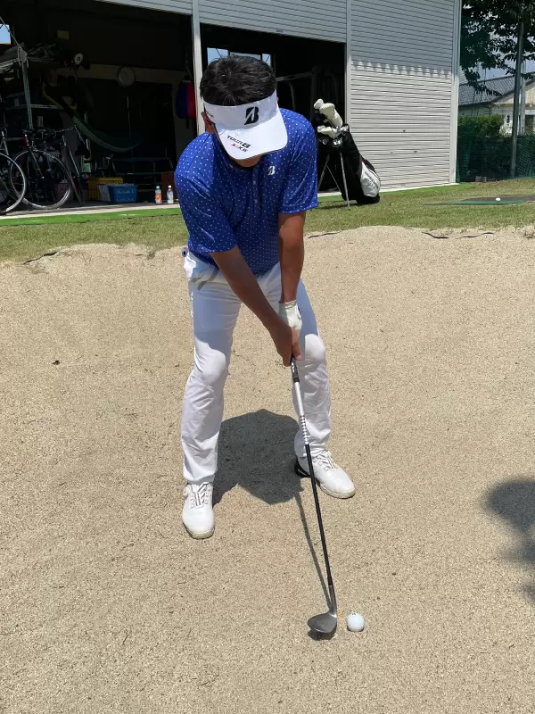 重田プロ,バンカーショット