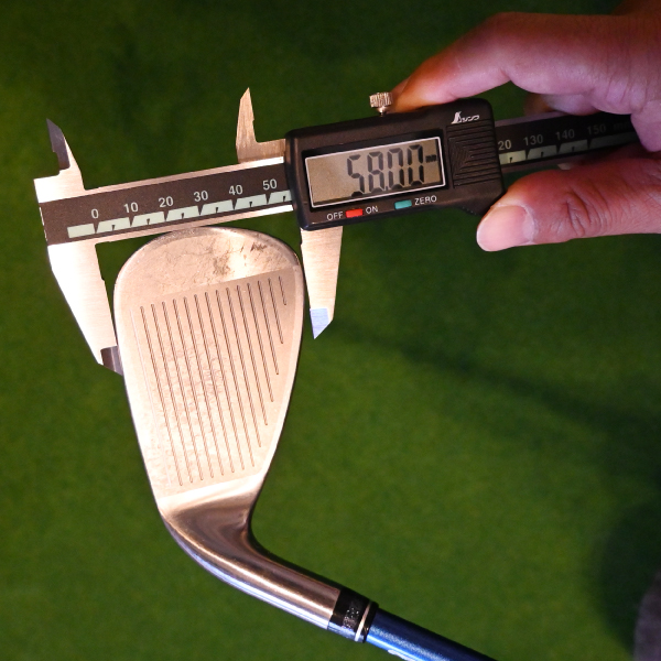 フェース高：58.00ミリ