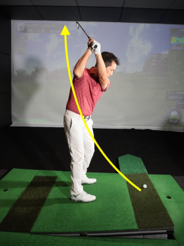 井上靖のスイング