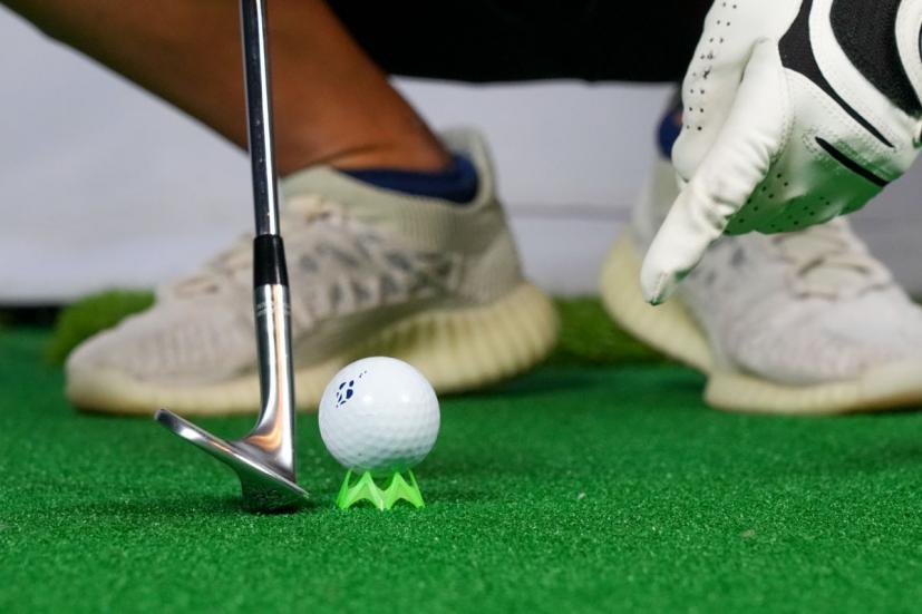 ゴルフボール,ラフ,ティ