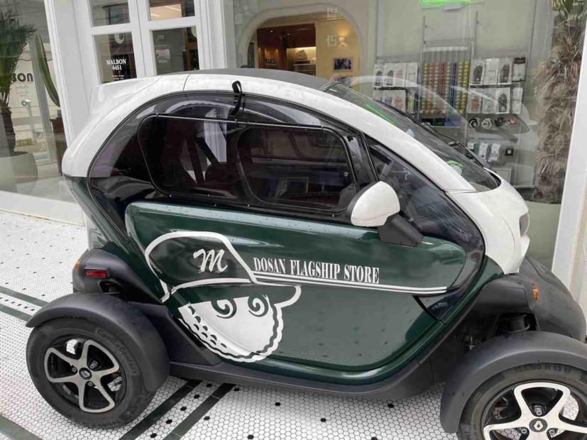 韓国ゴルフ、ショップ、カート