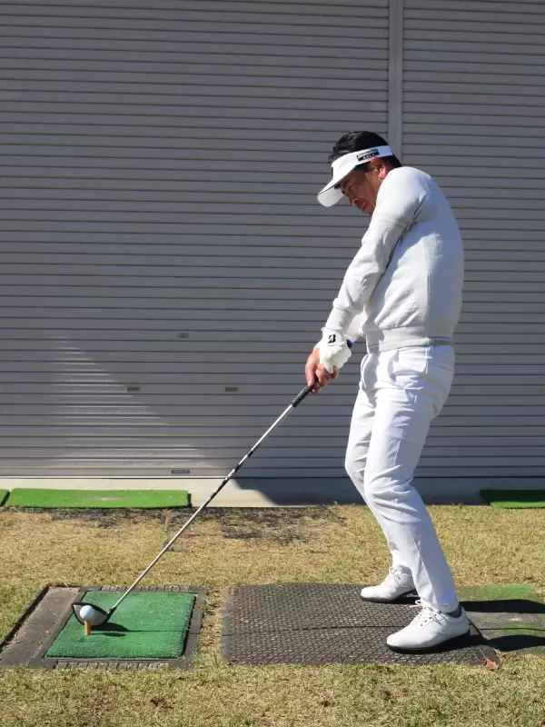 重田プロ,スイング