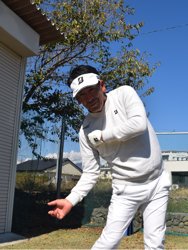 重田プロ,スイング
