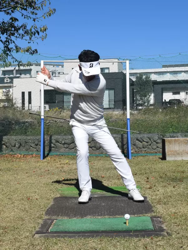 重田プロ,スイング