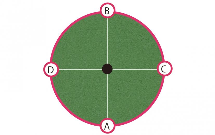グリーンのイラスト