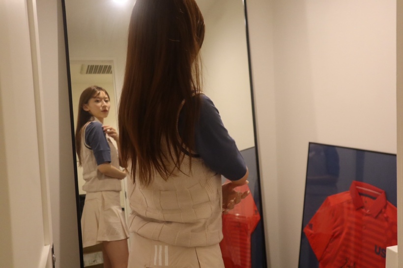 ゴルフウェア,アディダスウェア,ゴルフ女子