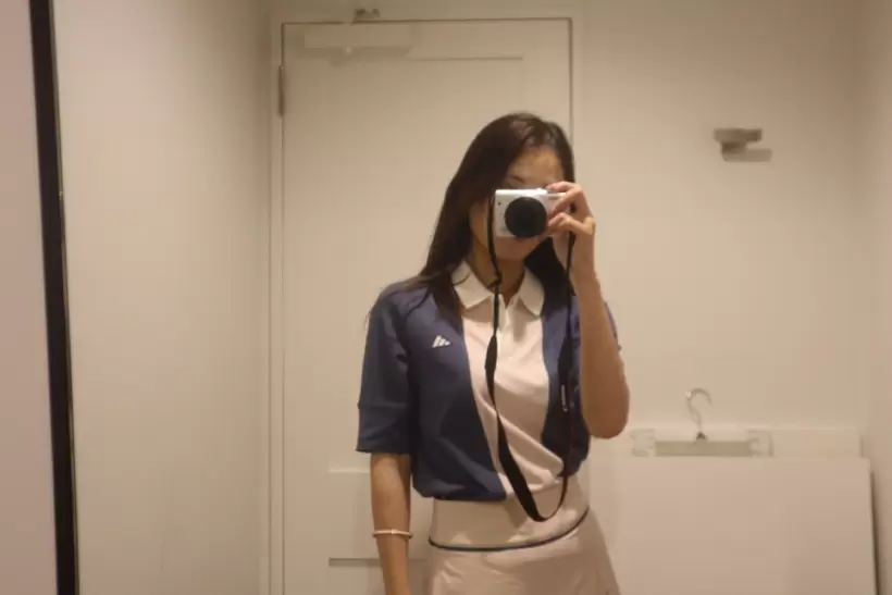 ゴルフウェア,アディダスウェア,ゴルフ女子