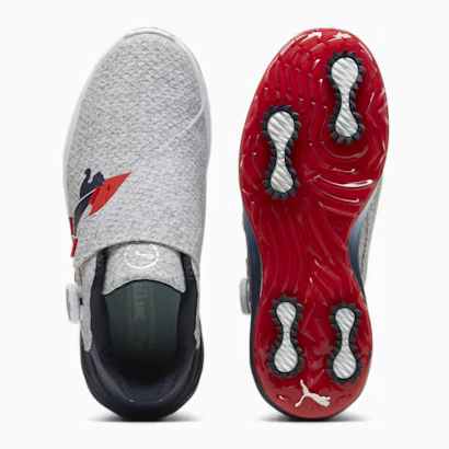 COLOR：PUMA White-Deep Navy-For All Time Red