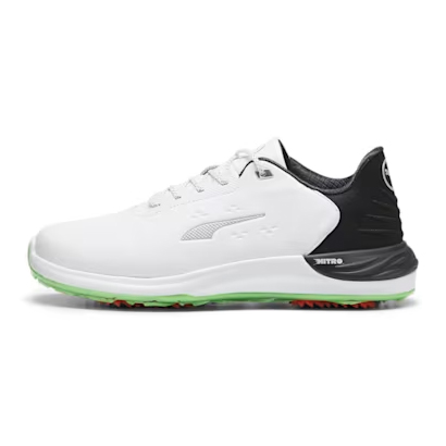 COLOR：PUMA White-PUMA Black-Fluro Green Pes