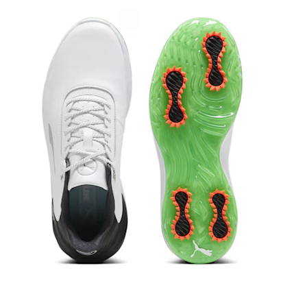 COLOR：PUMA White-PUMA Black-Fluro Green Pes