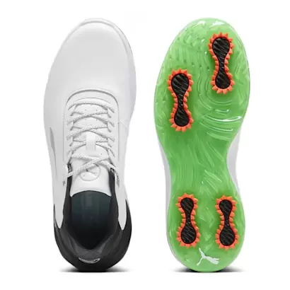 COLOR：PUMA White-PUMA Black-Fluro Green Pes