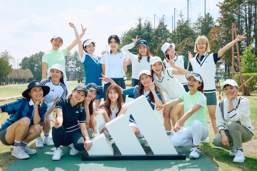 アディダスゴルフ,ゴルフ女子,女性ゴルファー