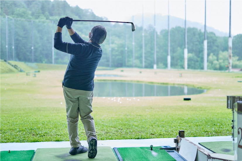 番手と振り幅と距離の関係を把握する